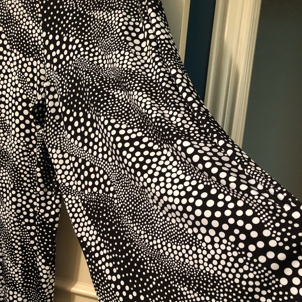 Patterned extra wide leg, party pant